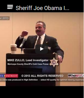 Sheriff Joe Obama ID Fraud Presentation – 6/1/2013