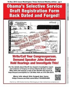 Obamas Selective Service